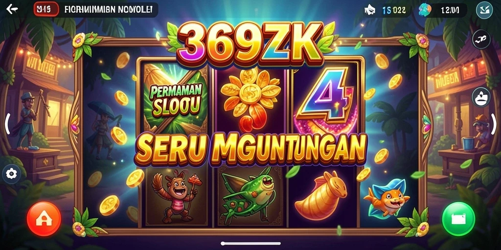 Tampilan menarik dari permainan slot 369ZK dengan fitur-fitur menarik.