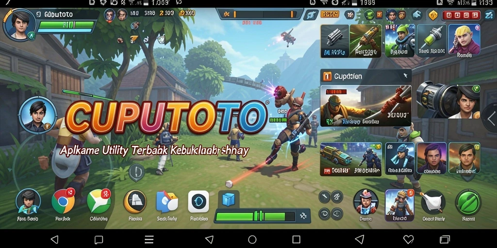 Tampilan antarmuka aplikasi CUPUTOTO yang intuitif dan mudah digunakan.
