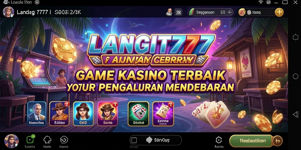 Screenshot LANGIT777 menampilkan gameplay Kasino yang seru dan interaktif.