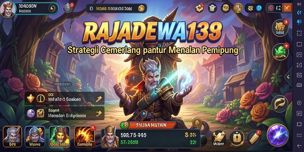 Tangkapan layar utama menampilkan pertempuran strategi yang mendebarkan.