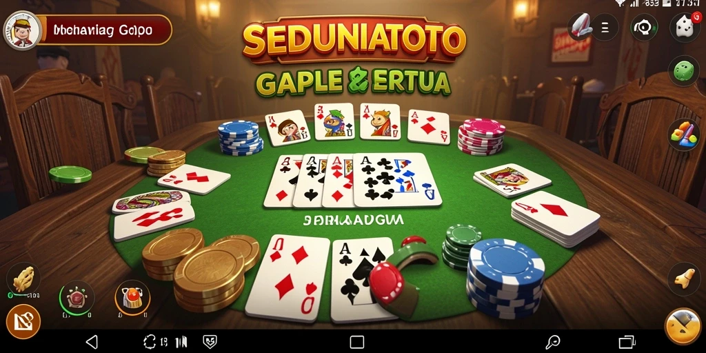 Tampilan gameplay SEDUNIATOTO yang seru dan interaktif.