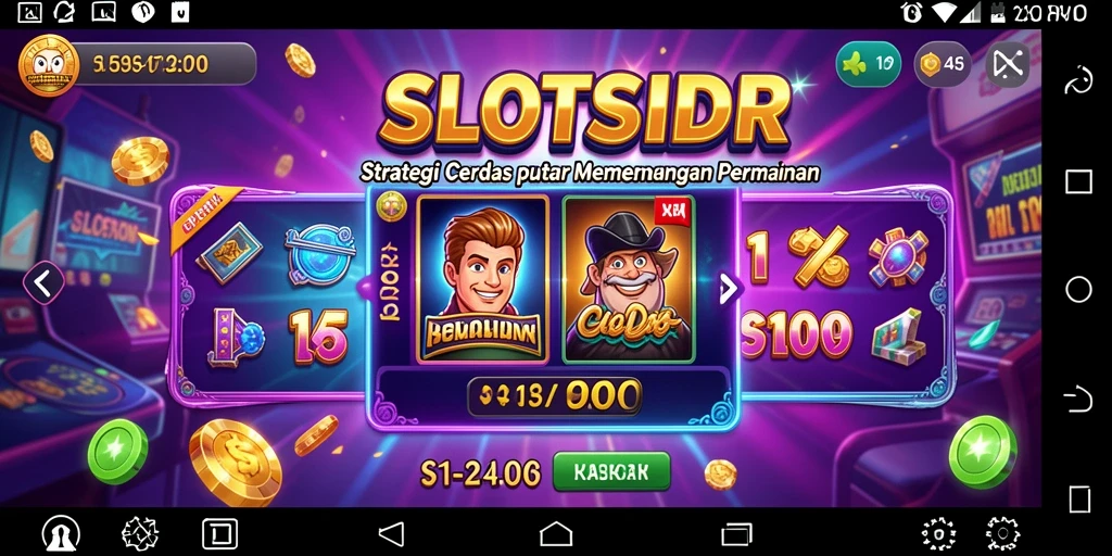 Tangkapan layar SLOTSIDR menampilkan aksi strategis yang mendebarkan.